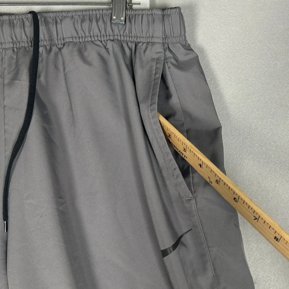 Nike Dri-FIT Pants Mens 2XL Grey Athletic Training Running Stretch Waist Swoosh